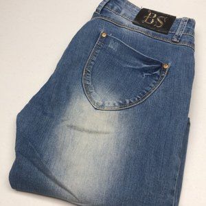 VINTAGE BEAUTIFUL SPRING SKINNY JEANS 29x34 ZIPPED ANKLE ⭐